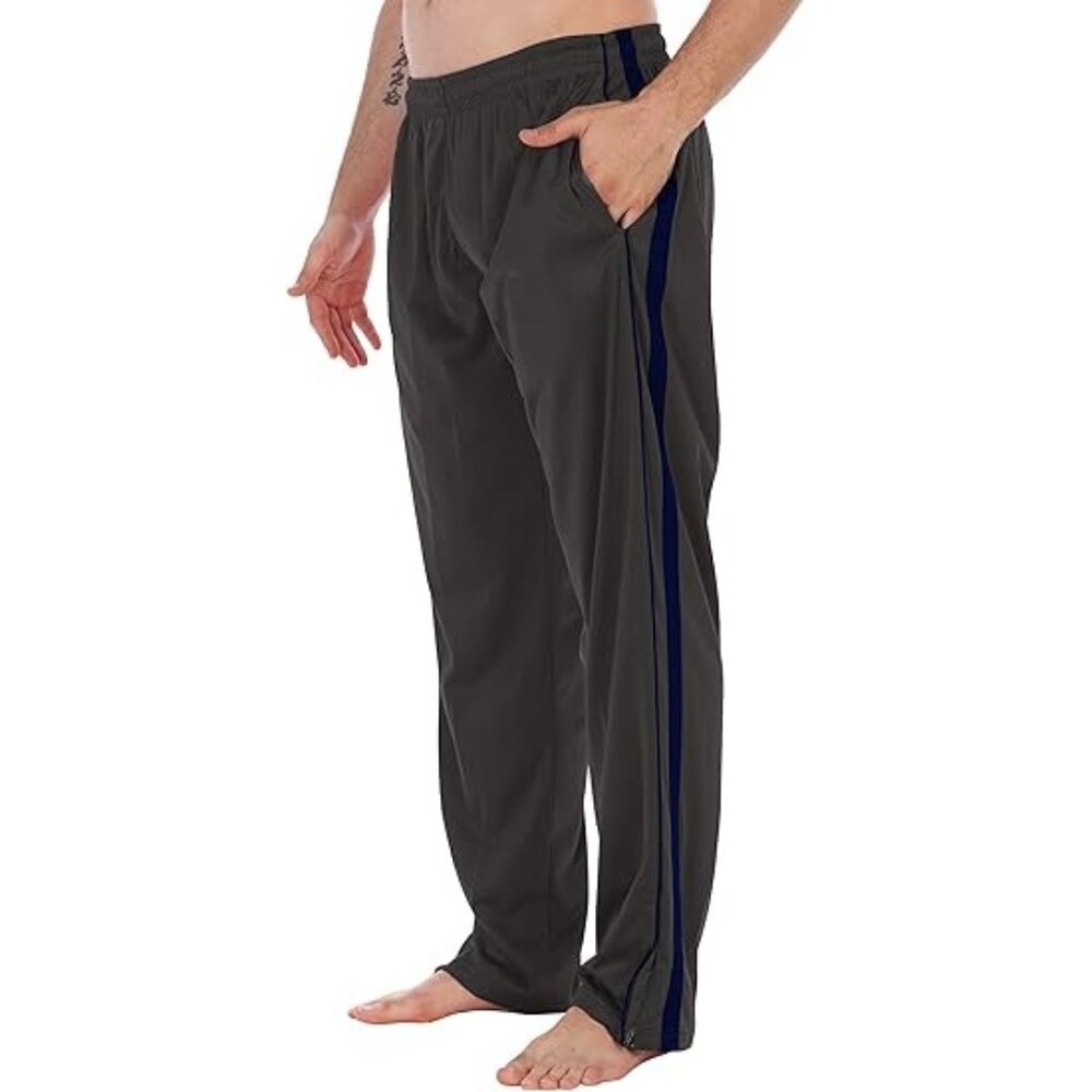 GIOBERTI Men's Pants w/ Zip Bottom Size XL In Charcoal